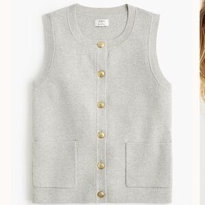 J.Crew Factory Button Up Sweater Vest